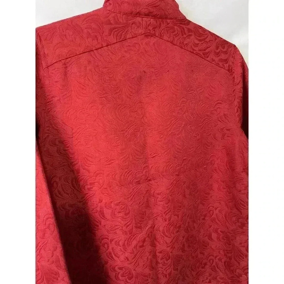 Red Brocade Style Jacket by Kaktus Women’s L - Picture 11 of 16